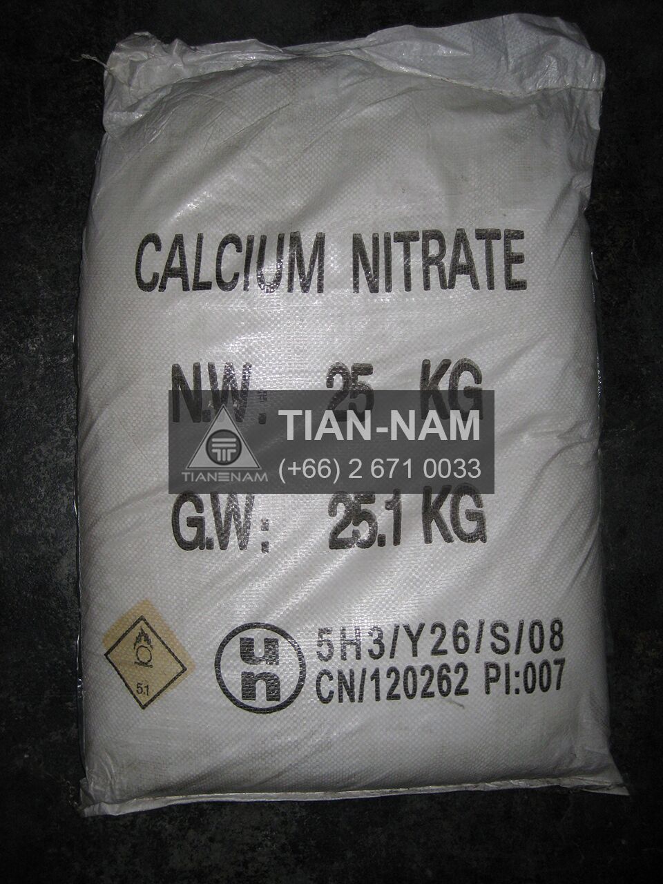 Calcium Nitrate China แคลเซียม ไนเตรท จีน